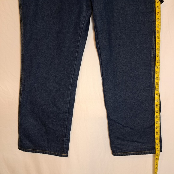Red Head Brand Co. Fleece Lined Blue Jeans Mens Size 40x32 - NEW - Picture 9 of 15